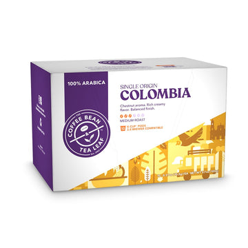 The Coffee Bean & Tea Leaf Colombia Single Origin Coffee K-Cups (Medium Roast, 10Ct)