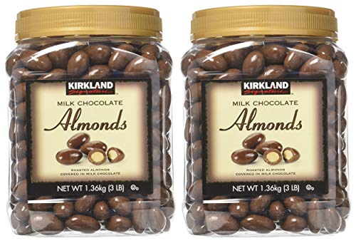 Kirkland Signature Milk Chocolate Roasted Almonds, 1 Pack