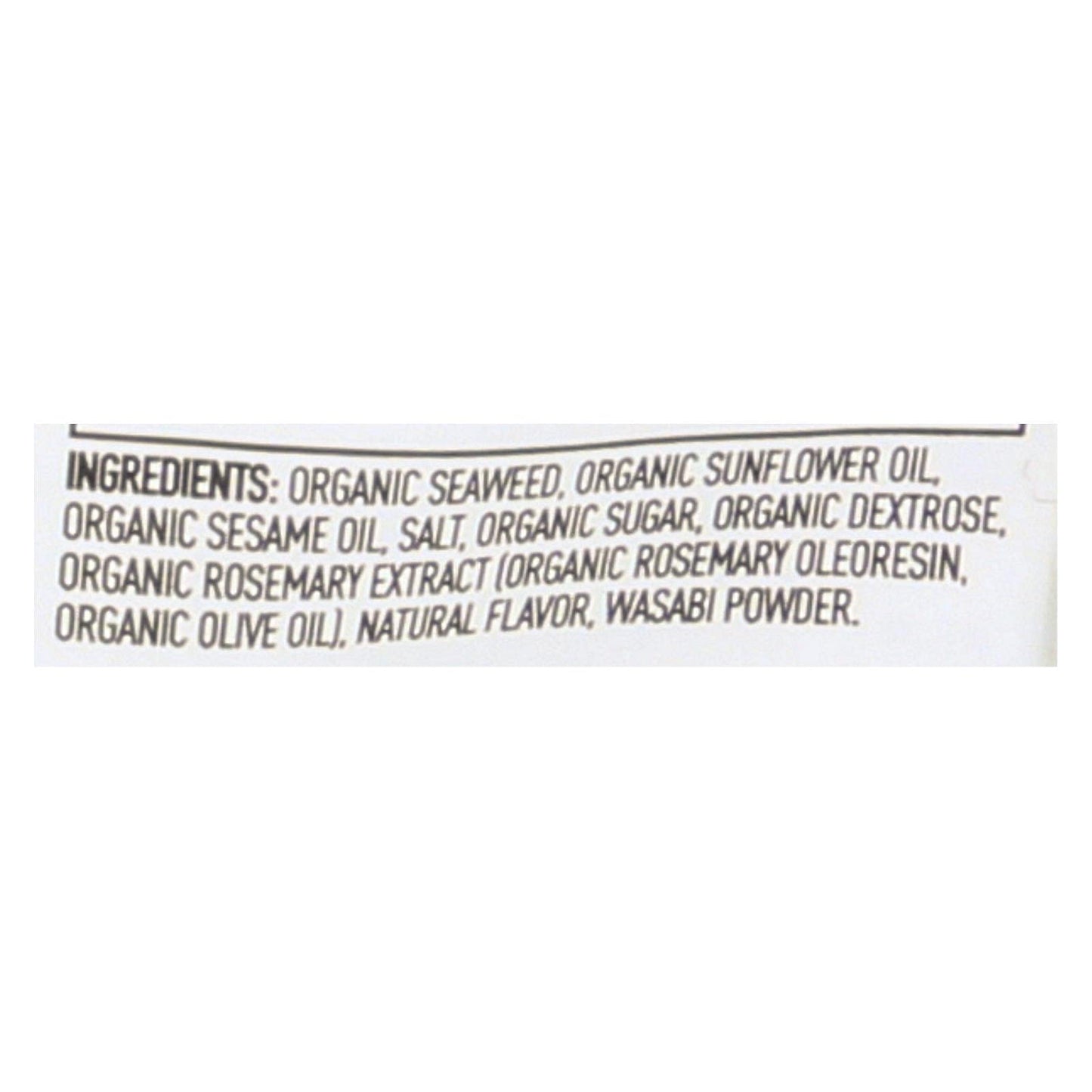 Annie Chun'S Wasabi Seaweed Chips, 0.35-Ounce Bags (Pack Of 12)