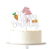 Happy Birthday Easter Cake Topper, Easter Religious Holidays, Baby Shower Party Celebration/Bunny Ear Cake Decoration Supplies (
