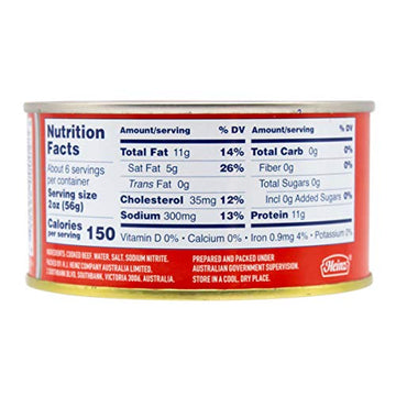 Ox & Palm Corned Beef, Original Chunky Style, 11.5 Oz (Pack Of 12)