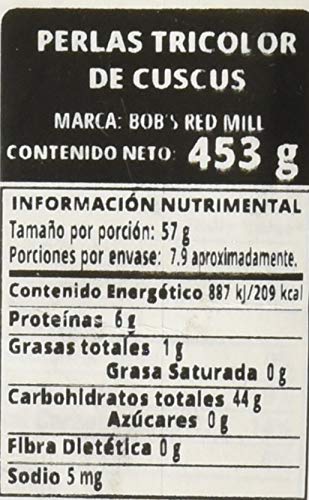 Bob's Red Mill Tri-Color Pearl Couscous, 16 Oz