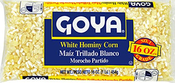 Goya Foods White Hominy Corn, Dry, 16 Ounce (Pack Of 24)