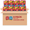 Rice-A-Roni Heat & Eat Rice, Microwaver Rice, Quick Cook Rice, Chicken, (8 Pack)