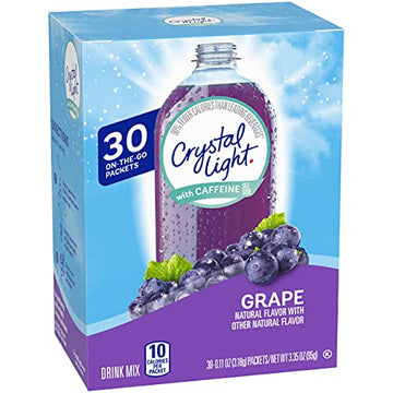 Crystal Light Sugar-Free Energy Drink Mix, G , 0.11 Ounce, Pack of 30