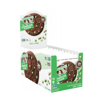 Lenny & Larry'S The Complete Cookie, Choc-O-Mint, Soft Baked, 16G Plant Protein, Vegan, Non-Gmo, 4 Ounce Cookie (Pack Of 12)