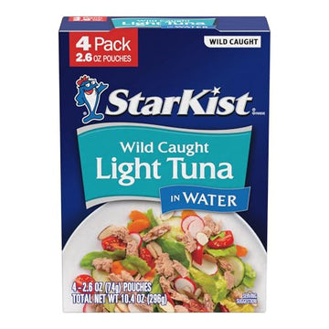 Starkist Chunk Light Tuna In Water, 2.6 Oz, Pack Of 4