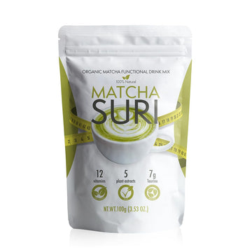 Matcha Suri | Matcha Green Tea Drink Mix | 3.53 Oz | 3 Pack, 3.54 Ounce (Pack Of 1)