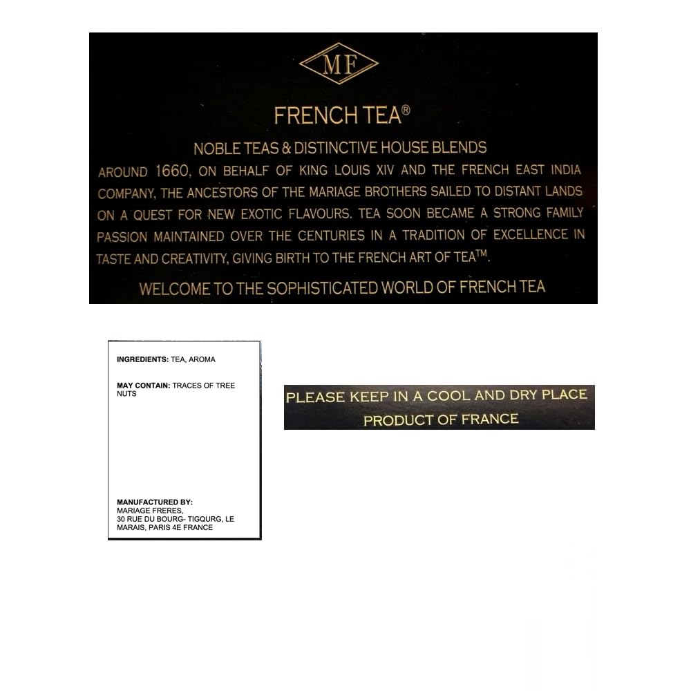 Mariage Freres French Breakfast, Black Tea 100G 3.5Oz Loose Tea (1 Pack)