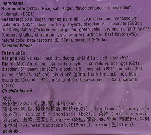 Vifon Beef Flavor Soup Instant Pho Noodle Soup, Beef Flavour, 2.1 Ounce (Pack Of 24)