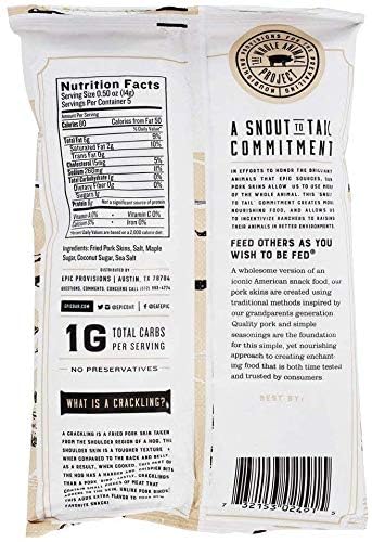 Annie'S Naturals Pork Crackling,Mpl Bacon 2.5 Oz (Pack Of 12)