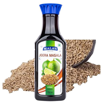 Indian Mala Fruit Syrup | 750ml (25 fl oz) (750ml, Jeera Masala)