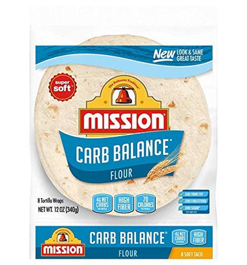 Mission Carb Balance Tortilla Variety Pack - Flour, Whole Wheat, Spinach Herb, And Tomato Basil