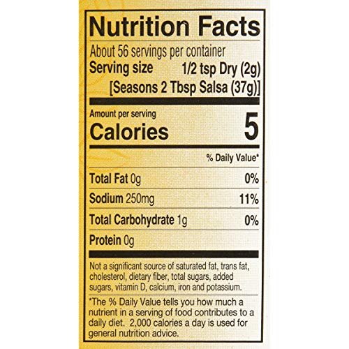 Mrs. Wages Mild Salsa Canning Mix, Easy-To-Use, Simple Homemade Salsa, Mild Spice Flavoring, Enahnce Your Tomatoes, 4 Oz Packet