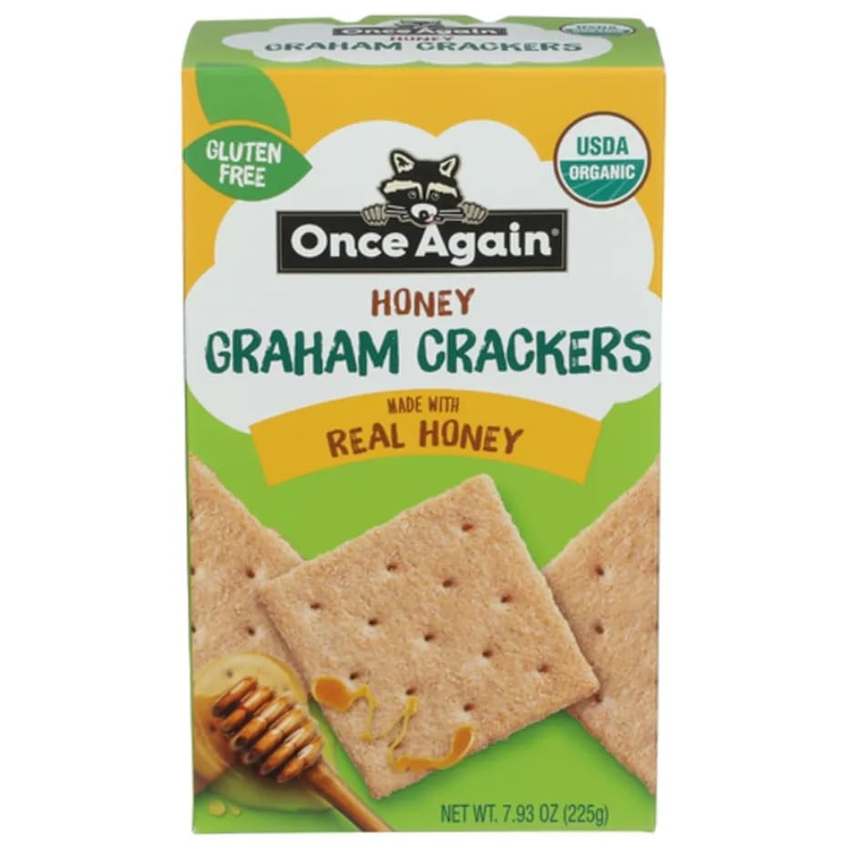 Once Again Graham Crackers, Honey, USDA Certified Organic, Gluten Free, 7.93 Ounce (Pack of 6)
