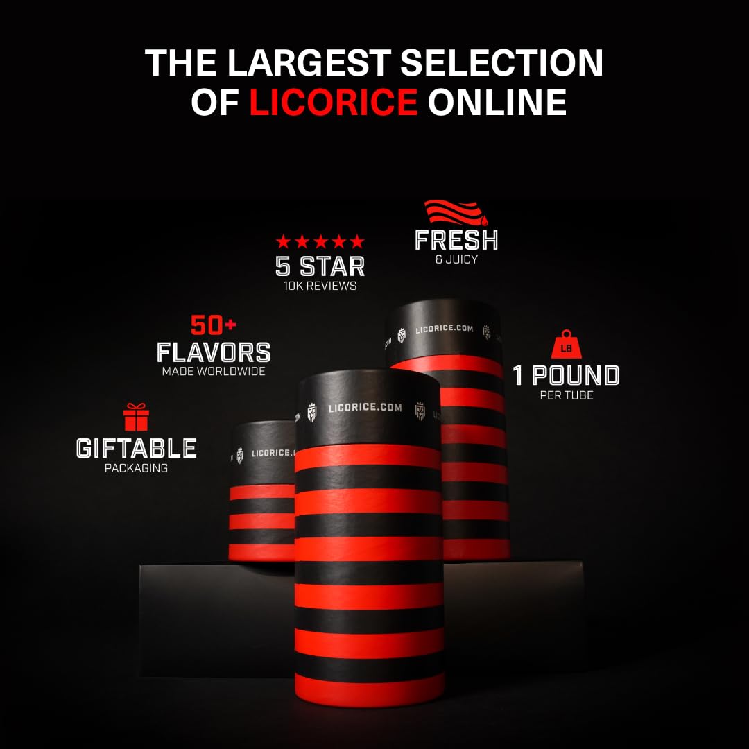 Licorice.com Gourmet Candy | Black Licorice Duo | Soft Licorice | Australian Black Twists and Finnish Black Bites