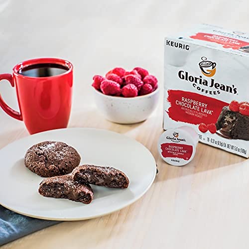 Gloria Jean s Raspberry Chocolate Lava Keurig Single-Serve K-Cup Pods, Medium Roast Coffee, 96 Count
