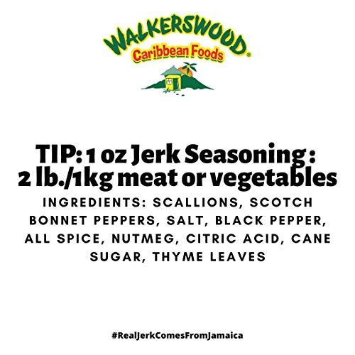 WALKERSWOOD Jamaican Jerk Seasoning, Hot & Spicy, 128 Fl Oz, Model 945122
