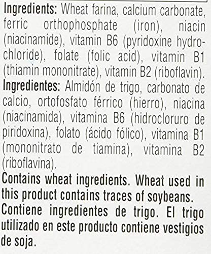 ebaney Farina Mills Fortified Creamy Hot Wheat Cereal Pack of 2, 28 oz