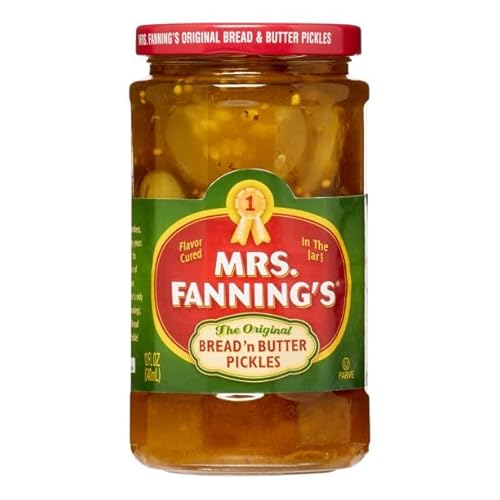 Mrs. Fannings Bread And Butter Pickles 12 Oz (Pack Of 4)