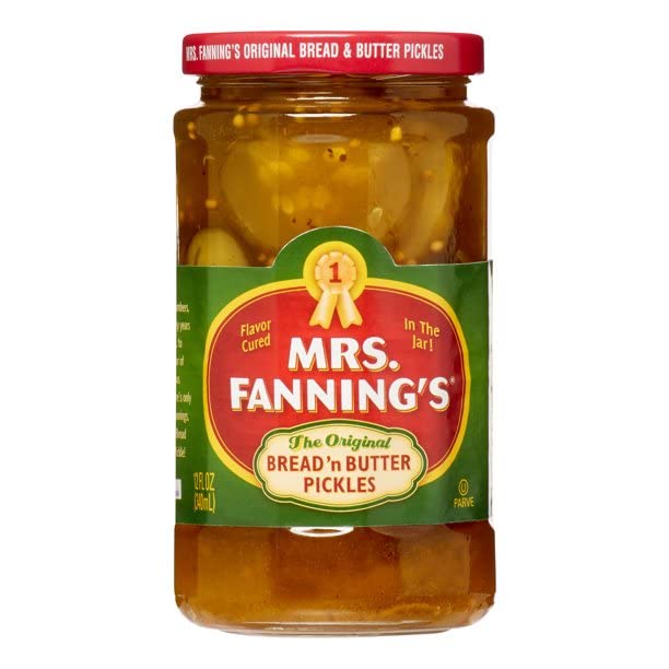 Mrs. Fannings Bread And Butter Pickles 12 Oz (Pack Of 4)