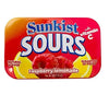 Sunkist Sours Raspberry Lemonade Vitamin C Sugar Free Sour Candy 1.76 Ounce Tin - 6 Count Tray