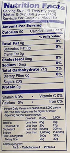 Dole Soft Serve Mix, Pineapple, 19 Pound