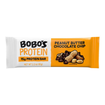 Bobo'S Protein Bar Variety Pack, Chocolate Chip Peanut Butter (6 Bars) And Double Chocolate Almond Butter (6 Bars)