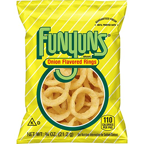Frito Lay, Funyuns Onion Flavored Rings, 0.75 Oz, 10 Ct