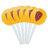 Flagler College Secondary Logo Cupcake Picks Toppers Decoration Set of 6