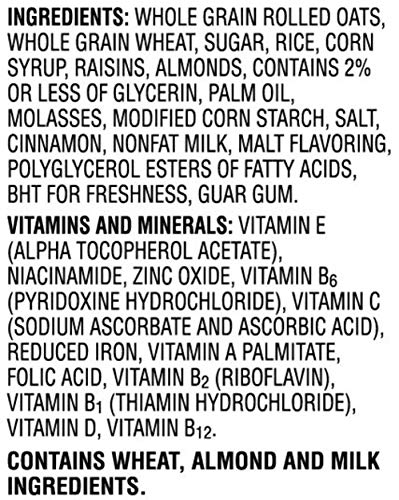 Kelloggs Low Fat Granola Cereal with Raisins, 2.22oz (Pack of 70)