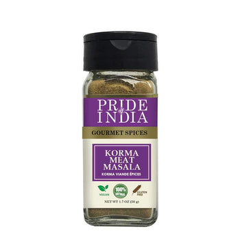 Pride Of India - Korma Meat Masala Mix - Ideal For Traditional Meat/Lamb Curry - Gourmet & Flavorful - Seasoning Spice Blend - E