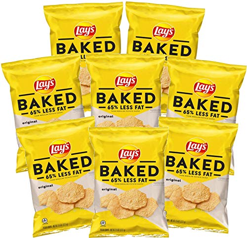 LAYS Baked Original Potato Crisps, 1.125 ounce (Pack of 8)