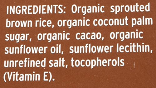 One Degree Organic Foods Sprouted Brown Rice Cacao Crisp, 10 Ounce (Pack of 6)