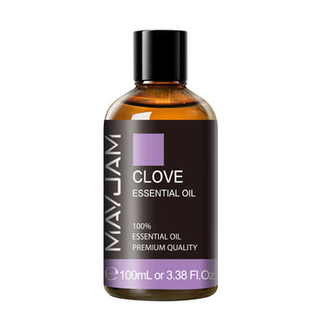 Clove Essential Oil, 3.38Fl.Oz Pure Essential Oils By Mayjam, Large Volume Clove Oil, Perfect For Aromatherapy Diffuser, Great F