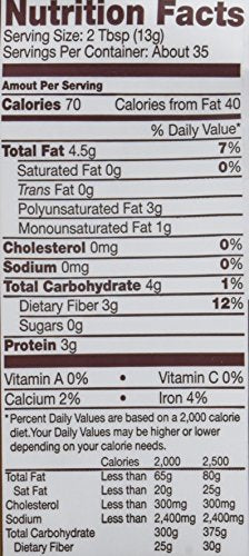 Bob'S Red Mill Resealable Organic Brown Flaxseed Meal, 16 Oz (4 Pack)