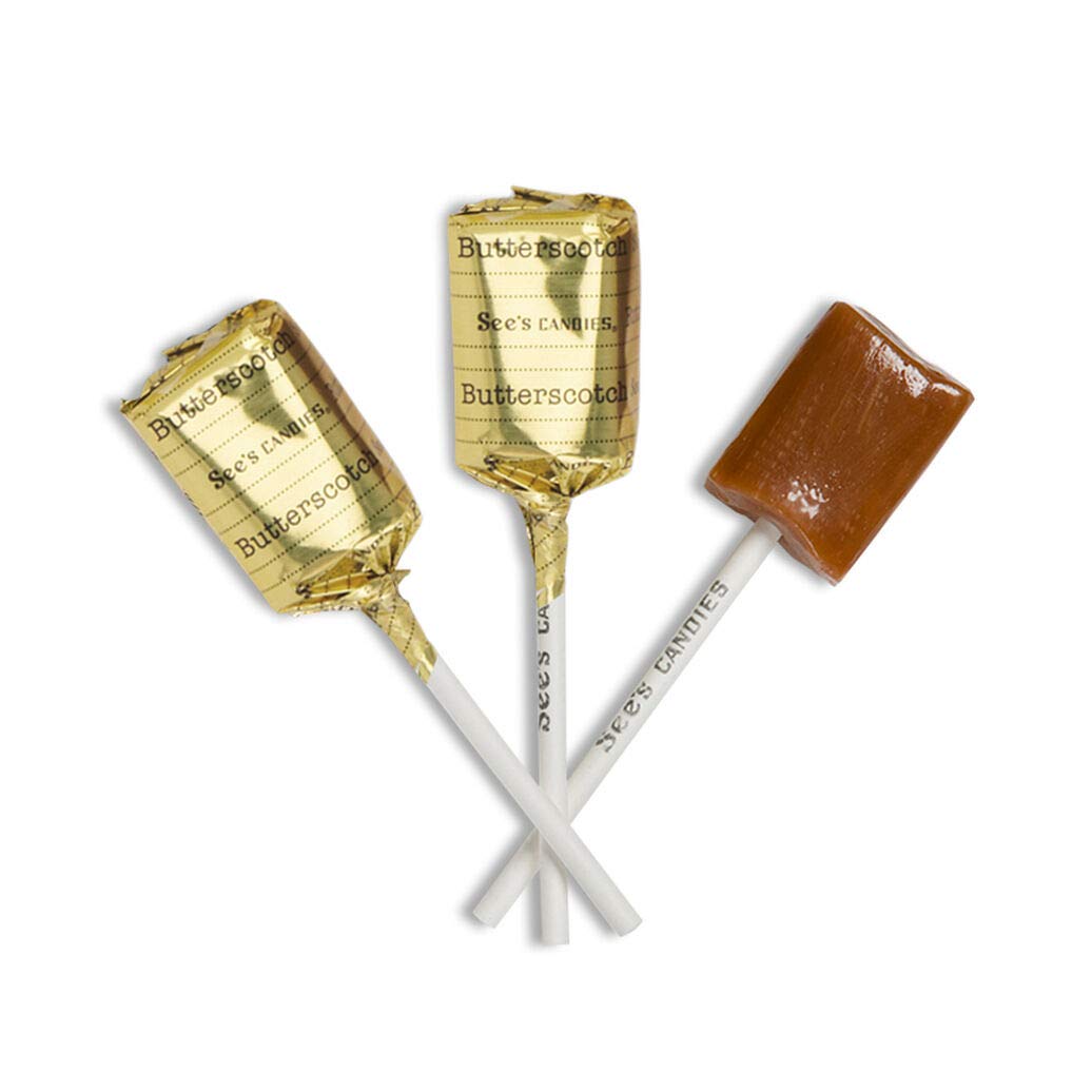 Sees Candies Chocolate Lollypops - 1 lb 5 oz, Cream Color, Pack of 1