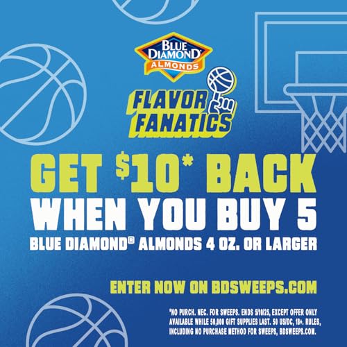 Blue Diamond Almonds, Made With Mikes Hot Honey Infused With Chilies For A Perfect Sweet And Spicy Snack Nut Combination, 6Oz. C