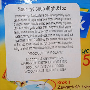 Kucharek Zurek Slaski 46G (Pack Of 5)