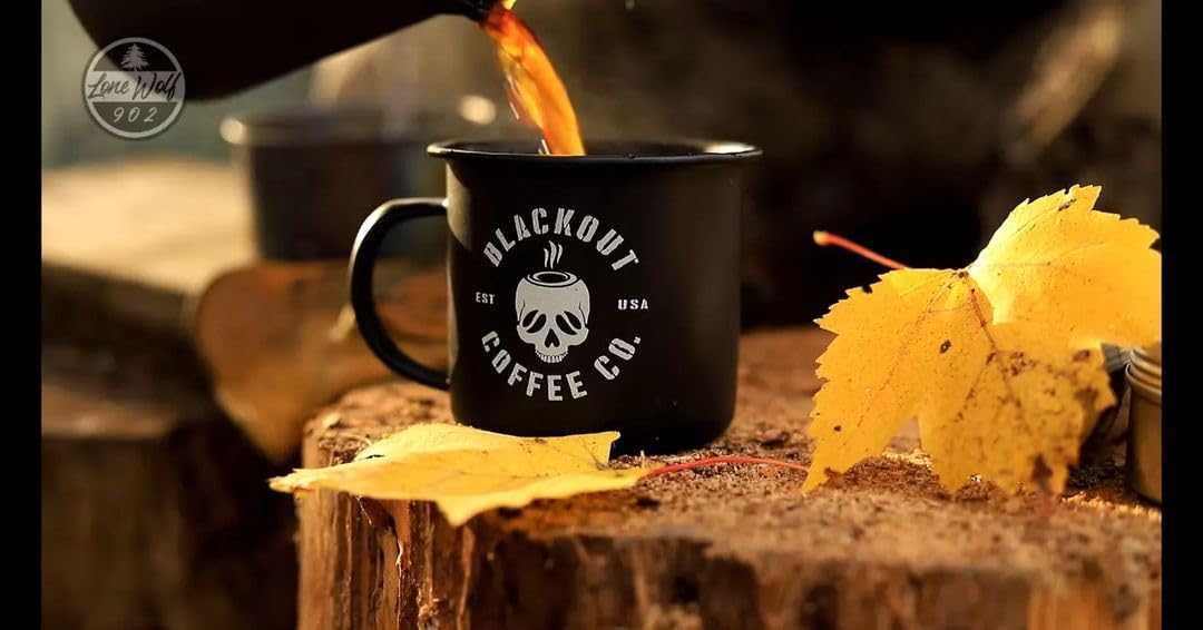 Blackout Coffee Cinnamon French Toast Flavored Ground Coffee, Medium Roast - Ground Coffee, Fresh Roasted In The Usa,12 Oz Pouch