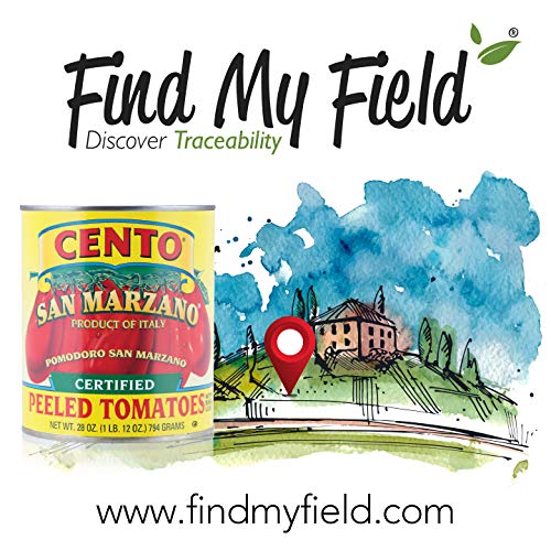 Cento Certified San Marzano Whole Peeled Plum Tomatoes, 28 Oz (Pack Of 6)