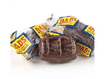 YANKEETRADERS Classic Dads Root malt-inspired Barrels Hard Candy, Bulk 4 Pounds