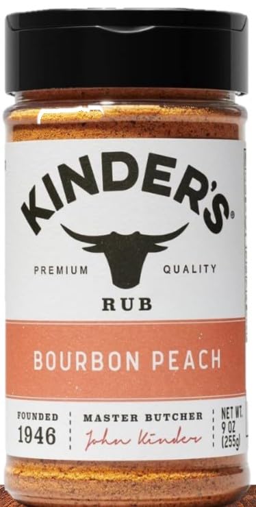 Generic Kinders Flavor Blend Peach Top-Grade Rub And Seasoning 9 Oz (Pack Of 1)