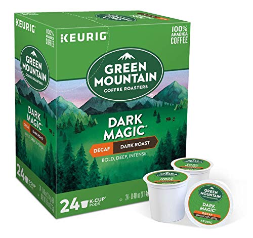 Green Mountain Coffee Roasters Dark Magic DECAF K-Cups, Extra Bold, 24 Count (Pack of 4)
