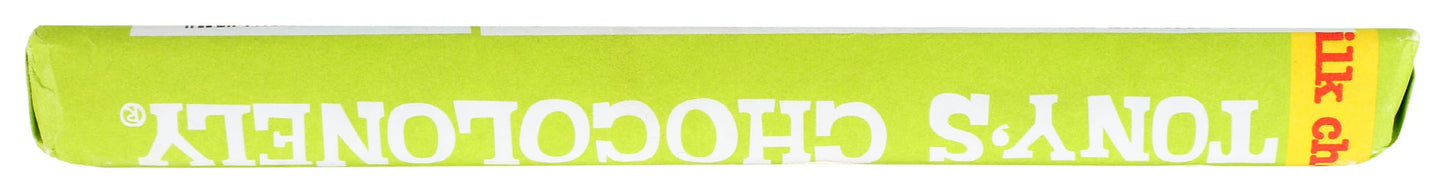 TonyS Chocolonely Milk Chocolate Bar With Hazelnut And Cookie, 6.35 Oz