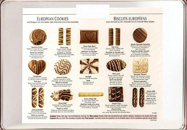 Kirkland Signature European Christmas Cookie Assortment with Belgian Chocolate, 49.4 Ounces - Perfect Holiday Treat by Maryse's Place