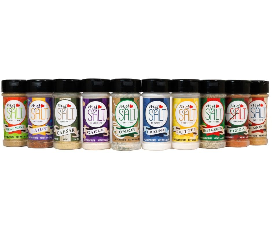 MySALT Seasoned Salt Substitute - Sodium Free Seasoning with Classic Savory Flavor - Salt-Free Alternative for Cooking, Grilling