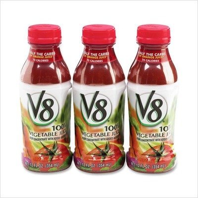 V8 Vegetable Juice, 12 Oz. Plastic Bottle (12 Pack)
