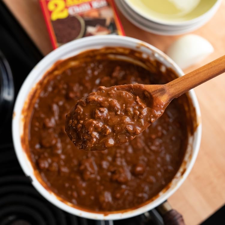 Wick Fowler'S 2-Alarm Chili Kit, Texas Style Chili Seasoning Mix With Individual Packs Of Spices, 3.3Oz Box (Pack Of 2)