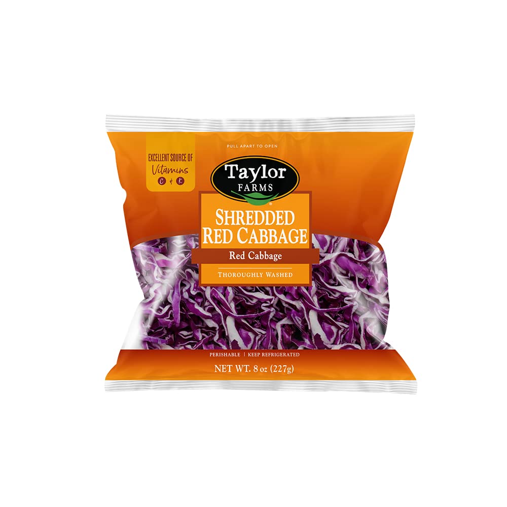 Taylor Farms Shredded Red Cabbage, 8 oz